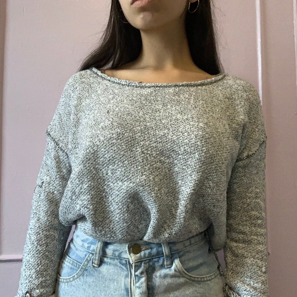 Boatneck Knitted Sweater